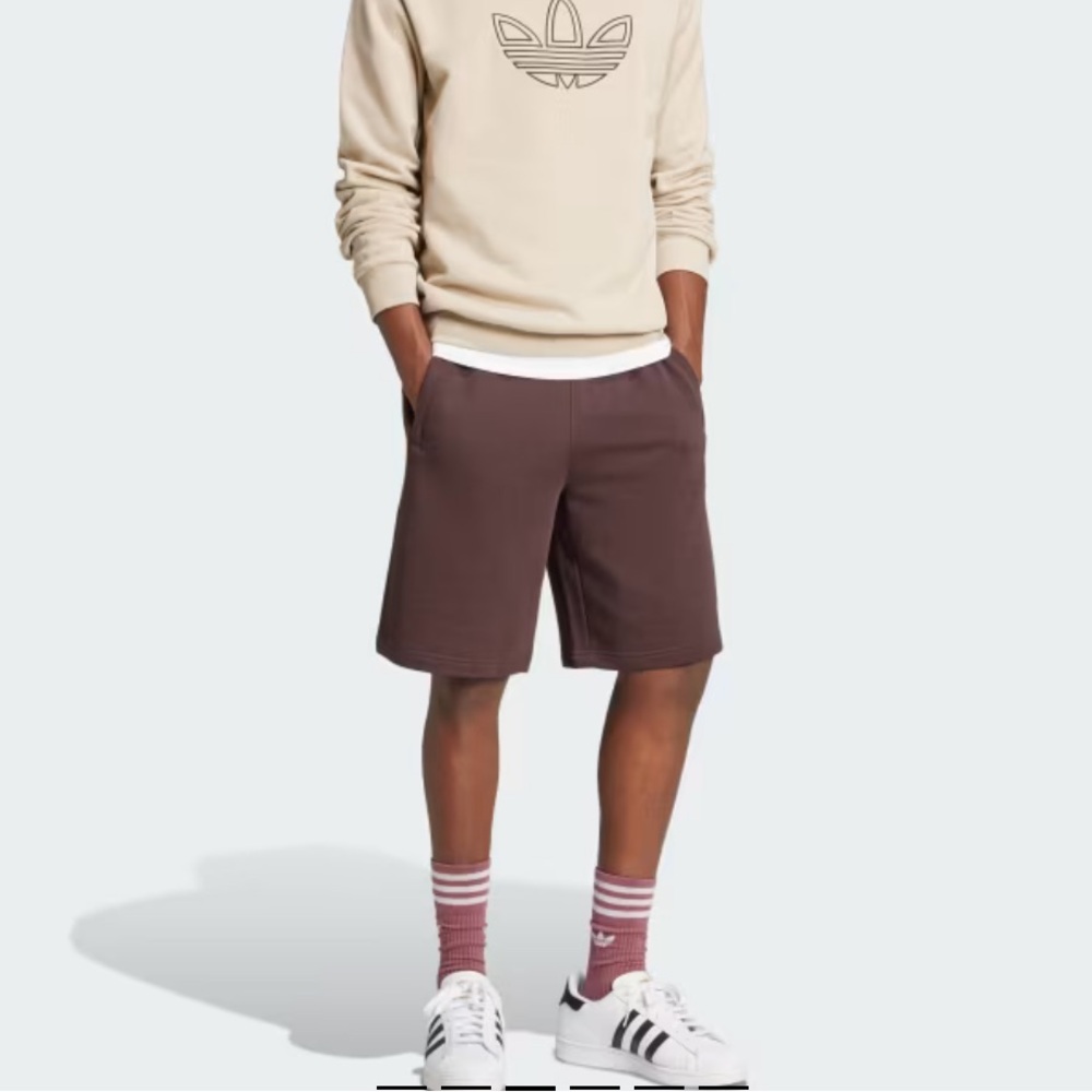 NWT- Adidas Men's shadow Brown Athletic Shorts. XL